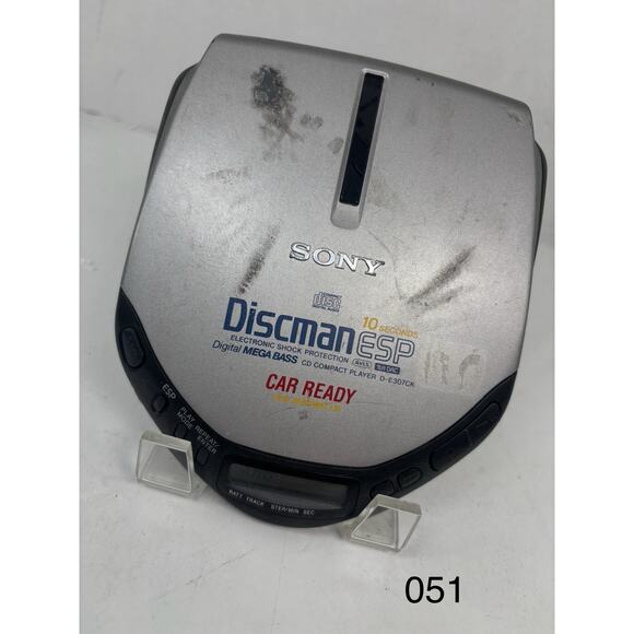 SONY Discman Walkman D-E307CK ESP Mega Bass Car Ready Portable CD Player Tested